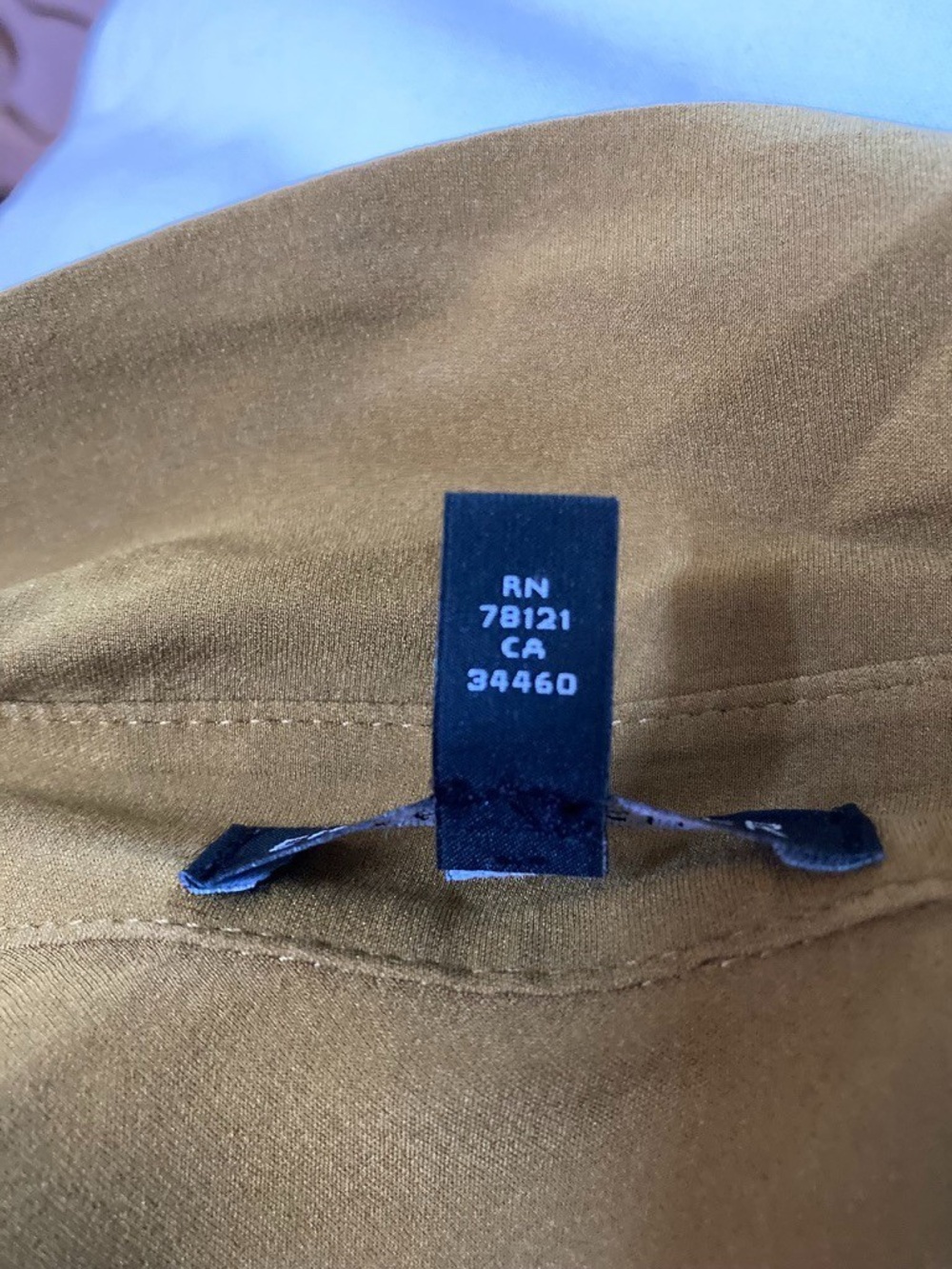 Eileen Fisher Stretch Silk blouse in Olive Size L - Picture 4 of 6